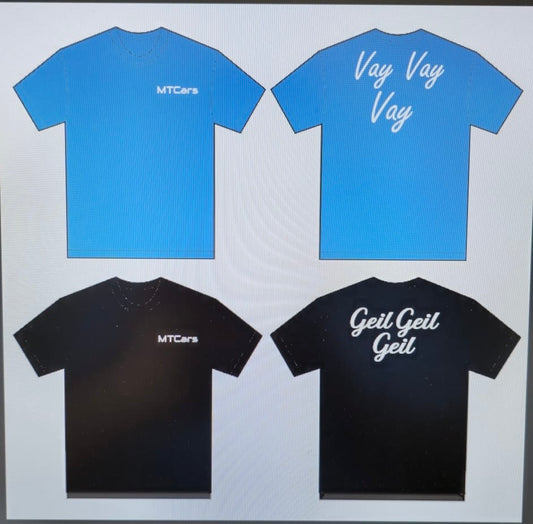 ‼️Neu T-Shirt Royal blau Vay Vay Vay